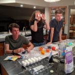 Easter egg dying/decorating
