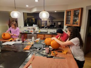 Let the pumpkin carving begin