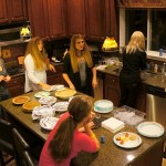 Thanksgiving in Niece Amanda and Randy's kitchen