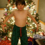 Super Alex - present unwrapper extraordinaire!!!