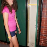 Freshman figuring out the locker