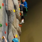 Janaye and Eric climbing at the "Y"