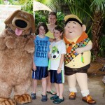 The kids meet Dug and Russel from "Up" [Disneyworld]