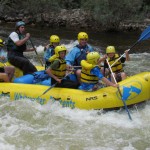 Cat. 1-4 rapids in Poudre Canyon with Alex & Dan (in the back)
