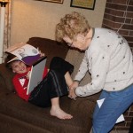 Grandma Walker ticklin' toes
