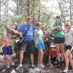 The crew on a hike