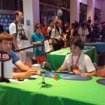 August - Alex solving the pyraminx in 17.1 seconds