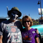 The lovely couple at the Town's Halloween celebration