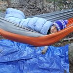 Eric survived the first night in his hammock