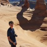 Quick hike up to Delicate Arch in Utah