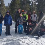 February -Klondike scout competition with Alex, Eric and troop