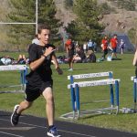 Eric competing in sprints