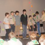 March - Alex & Eric receiving merit badges