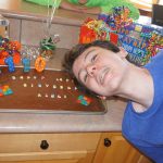 May - Alex turns 14 (binary on the cake)