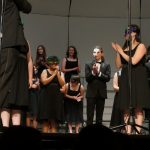 Janaye's choir concert (center)