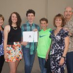 Alex's graduation from Middle School