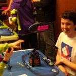 Alex competing in Boulder (Rubik's Cube)