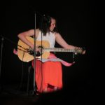 Janaye plays and sings to a packed auditorium at 'Senior Night"