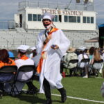 Alex being recognized as class Valedictorian