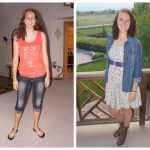 Janaye's first day of High School & last day of High School