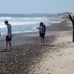 Exploring the beach in San Clemente, CA
