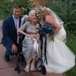 Tripp and Tierney with Mom the flower girl