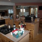 The ever-morphing kitchen and dining room (see last picture below for same shot in Dec 2018)
